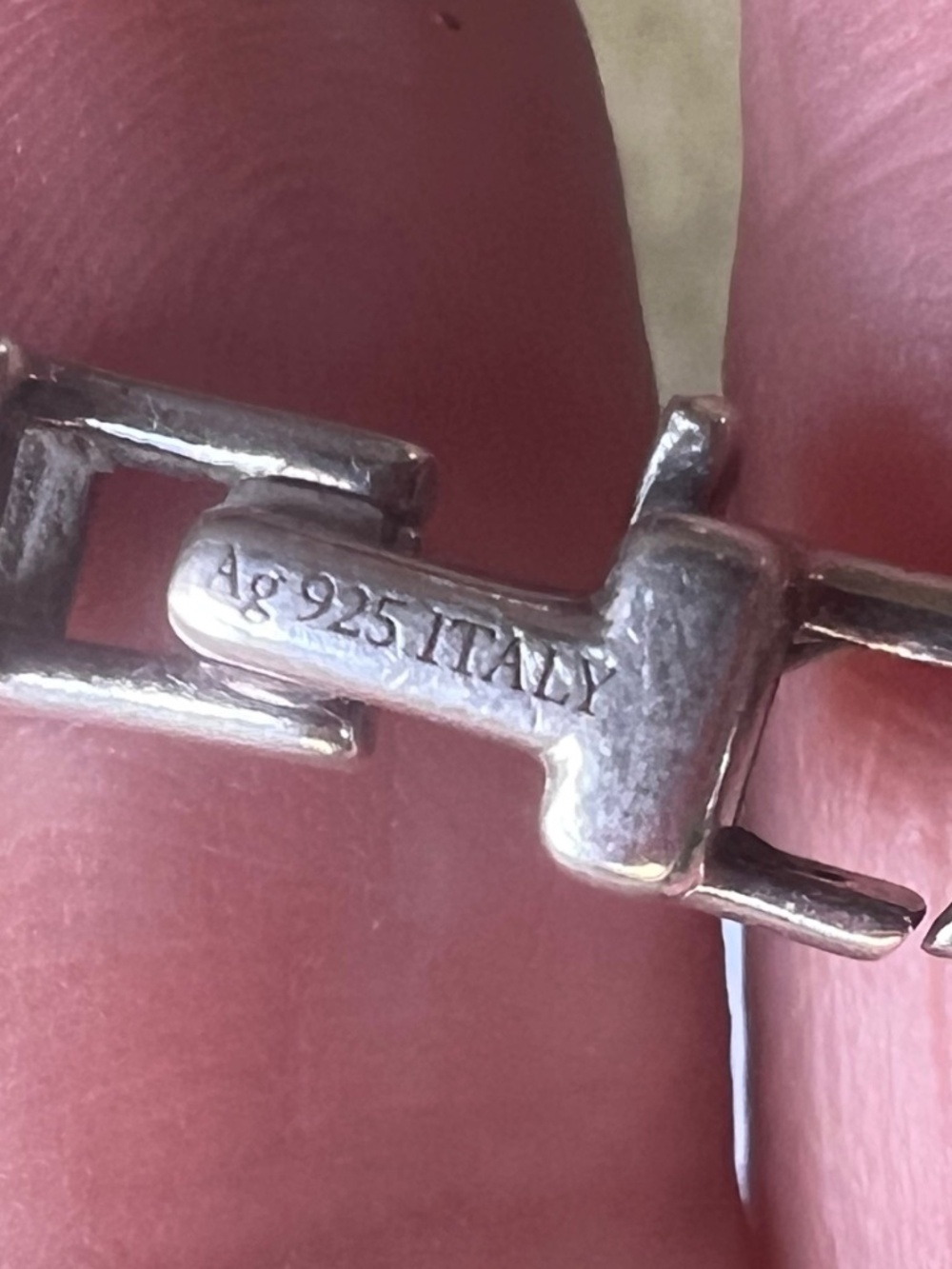 Tiffany & Co. Narrow T Link Chain Bracelet - 7.75” Sterling Silver 925 Gift Box - Picture 5 of 5